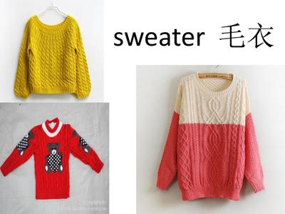 冀教版四年級英語上Lesson1《Sweater》課件PPT設(shè)計(jì)